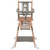 Chaise haute traditionnelle MARCEL transformable Hybride Gris - Image 2