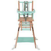 Chaise haute traditionnelle MARCEL transformable Hybride Vert Mint - Image 3