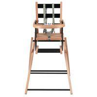 Chaise haute SARAH extra-pliante Hybride Noir - Image 3