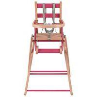 Chaise haute SARAH extra-pliante Hybride Fuschia - Image 2