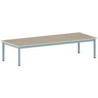Table Carélie rectangulaire 200 x 80 cm fixe 4 pieds stratifié - Image 2