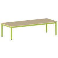 Table Carélie rectangulaire 200 x 80 cm fixe 4 pieds stratifié - Image 4