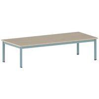 Table Carélie rectangulaire 180 x 80 cm mobile 4 pieds stratifié thumbnail image 3