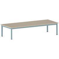 Table Carélie rectangulaire 200 x 80 cm mobile 4 pieds stratifié thumbnail image 9