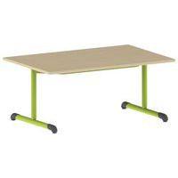 Table Bandana 120 x 80 cm fixe dégagement latéral stratifié Mobidecor thumbnail image 6