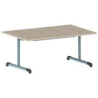 Table Bandana 120 x 80 cm fixe dégagement latéral stratifié Mobidecor thumbnail image 8