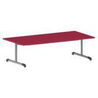 Table Bandana 160 x 80 cm fixe dégagement latéral stratifié Mobidecor thumbnail image 6