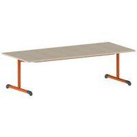 Table Bandana 180 x 80 cm fixe dégagement latéral stratifié Mobidecor - Image 4