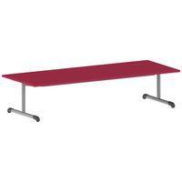 Table Bandana 200 x 80 cm fixe dégagement latéral stratifié Mobidecor - Image 3