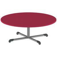 Table Bandana ronde Ø 120 cm fixe dégagement latéral stratifié - Image 5