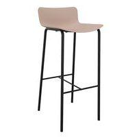 Tabouret haut Popp coque polycarbonate/piètement acier thumbnail image 4