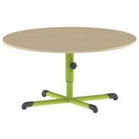 Table Bandana ronde Ø 120 cm réglable piètement central stratifié - Image 2
