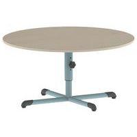 Table Bandana ronde Ø 120 cm réglable piètement central stratifié thumbnail image 7