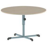 Table Bandana ronde Ø 120 cm réglable piètement central stratifié thumbnail image 8