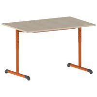 Table Bandana réglable T3 à T6 dégagement latéral stratifié Mobidecor - Image 4