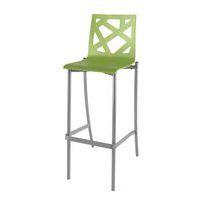 Tabouret Best 4 pieds ht 80 cm coque Mozaik bois naturel ou teinté - Image 4