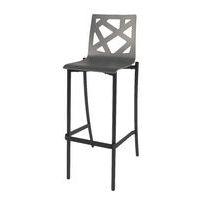 Tabouret Best 4 pieds ht 80 cm coque Mozaik bois naturel ou teinté - Image 2