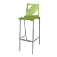 Tabouret Best 4 pieds hauteur 80 cm coque Moda bois naturel ou teinté thumbnail image 3