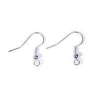 Boucles d’oreilles argentées (Sachet de 10 paires) - Image principale