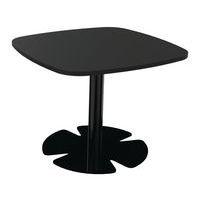Table Host 60 x 60 x h 45 cm plt Noir pied tulipe Noir - Image principale