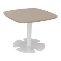 Table Host 60 x 60 x h 45 cm plt Argile pied tulipe Blanc - Image principale