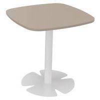 Table Host 60 x 60 x h 60 cm plt Argile pied tulipe Blanc - Image principale