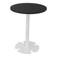 Table Host Ø 60 x h 75 cm plt Noir pied tulipe Blanc - Image principale