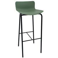 Tabouret haut Popp coque polycarbonate/piètement acier thumbnail image 14