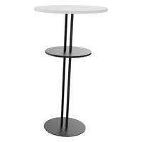 Mange-debout Roxane + tablette piètement 2 tubes Ø 60 cm - Image 3