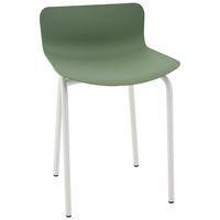 Tabouret bas Popp coque polycarbonate/piètement acier thumbnail image 3
