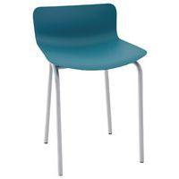 Tabouret bas Popp coque polycarbonate/piètement acier thumbnail image 4