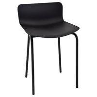 Tabouret bas Popp coque polycarbonate/piètement acier thumbnail image 5