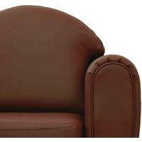 Fauteuil West enduit PVC non feu brun thumbnail image 3