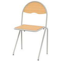 Chaise 4 pieds appui sur table stratifié - Image 5