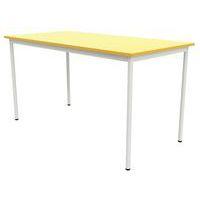 Table 4 pieds droits 80 x 80 cm stratifié ABS - Image 4