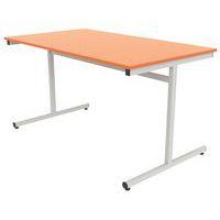 Table dégagement latéral 140 x 80 cm stratifié ABS - Image 5