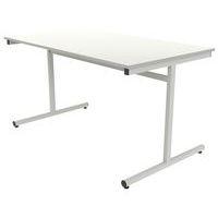 Table dégagement latéral 180 x 80 cm stratifié ABS - Image 5