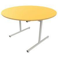 Table dégagement latéral ronde Ø 120 cm stratifié ABS thumbnail image 5