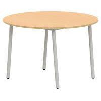 Table 4 pieds inclinés ronde Ø 120 cm stratifié ABS - Image 4