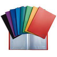 Reliure plastique 60 volets transparents 60 microns A4 - Exacompta
