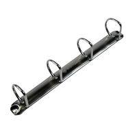 Classeur plastique A4 blanc dos: 75mm 4 anneaux en 50 mm de diamètre - Image 4