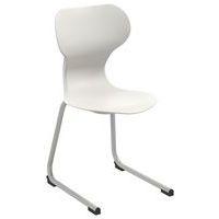 Chaise recyclée Mia Cantilever coque en polypropylène-Mirplay School - Image principale
