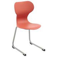 Chaise recyclée Mia Cantilever coque en polypropylène-Mirplay School - Image 3