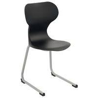 Chaise recyclée Mia Cantilever coque en polypropylène-Mirplay School - Image 4