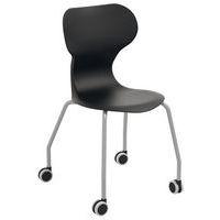 Chaise recyclée sur roulettes Mia Castors - Mirplay School - Image 5