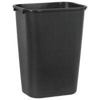 Conteneur rectangulaire noir pour bureau individuel - 39L - Rubbermaid