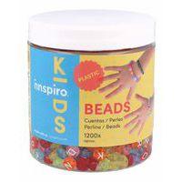 Bocal 1200 perles lettres multicouleurs - Image 2