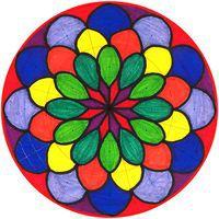 Set 36 feuilles 28x28cm pour création Mandala - Image 2