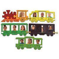 Puzzle cadre train en carton recyclé 15x32 cm thumbnail image 2