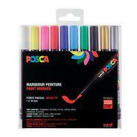 Set 10 markers pointe pinceau - Posca